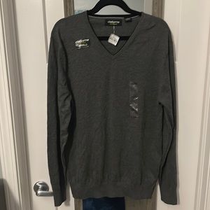 Claiborne gray men’s performance sweater size large NWT!
